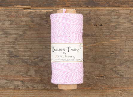 Baker's Twine - Pink & White Stripe