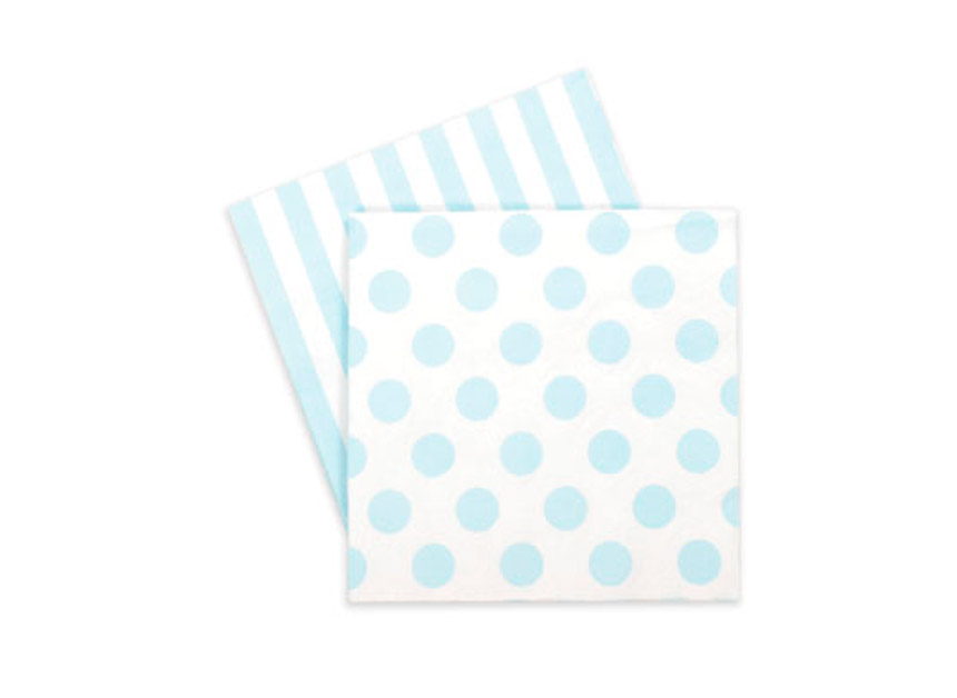 Paper Eskimo Powder Blue Party Napkins Papermarc Melbourne Australia