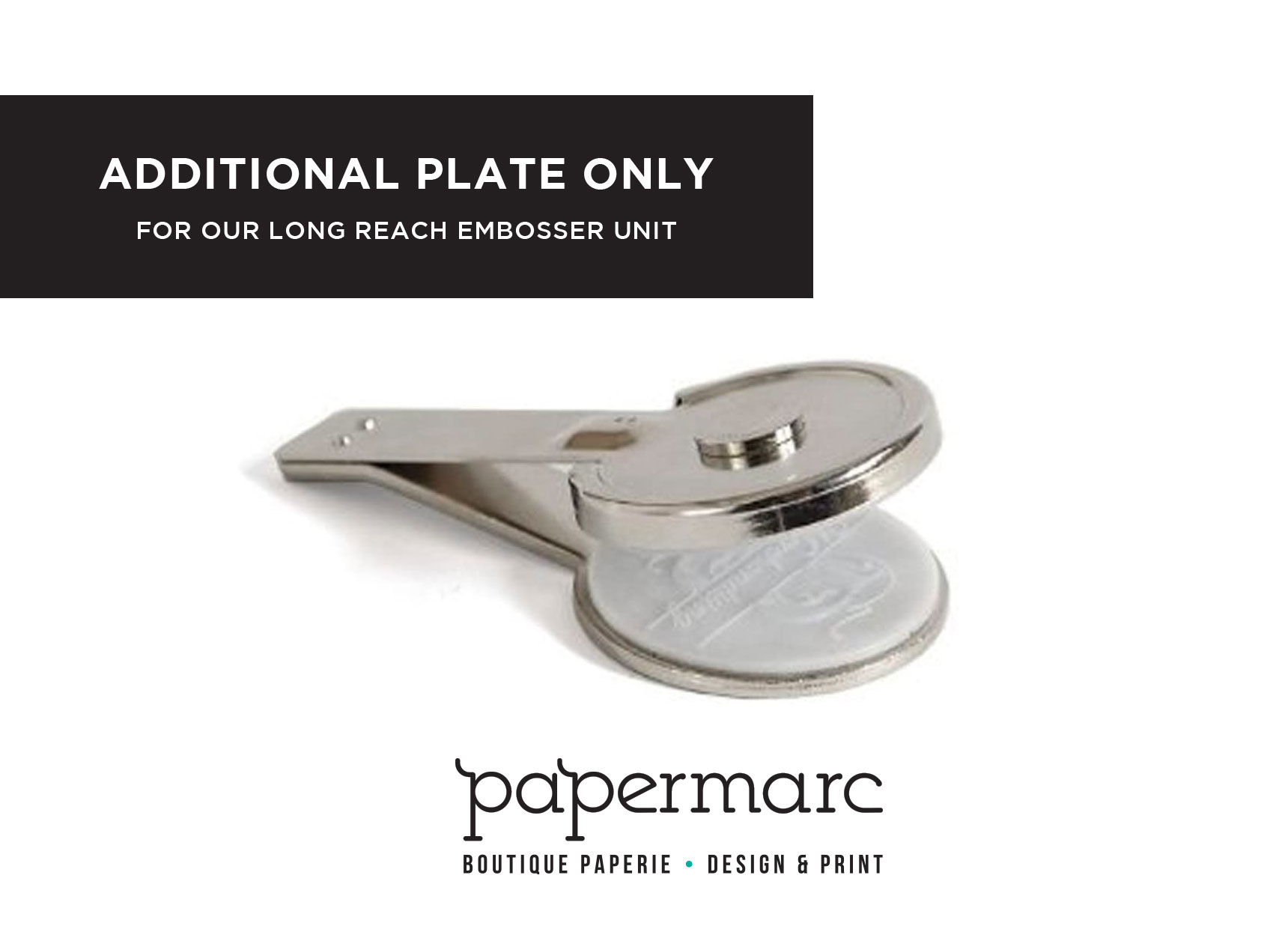 Additional Plate Only (For Long Reach Paper Embosser) Papermarc