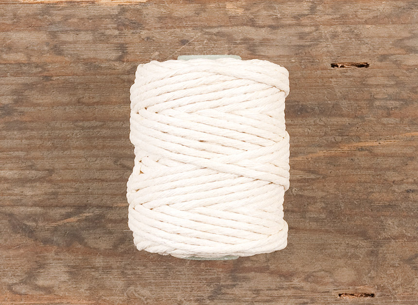 Medium White Cotton Twine Roll 25 metres Papermarc Melbourne Australia
