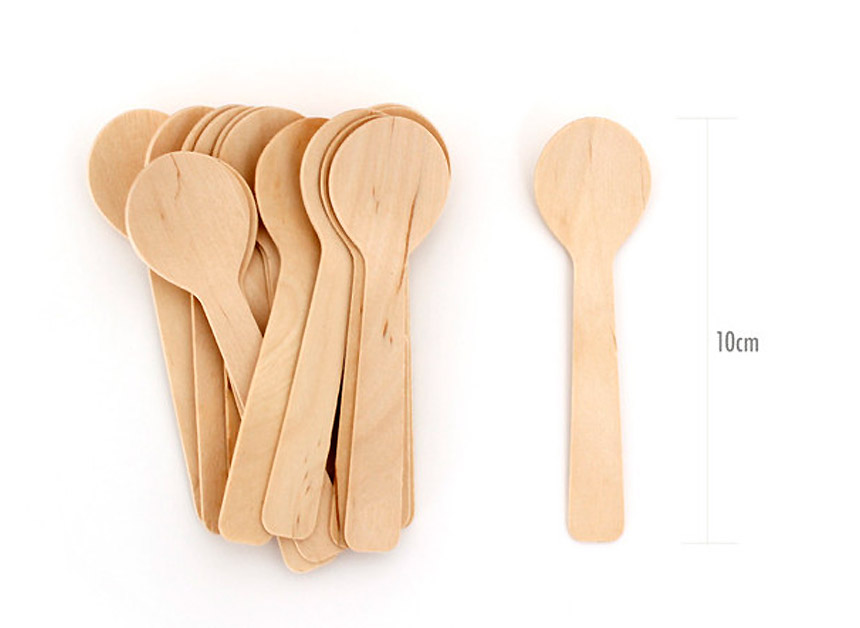 Paper Eskimo Wooden Dessert Spoons | Papermarc Melbourne Australia