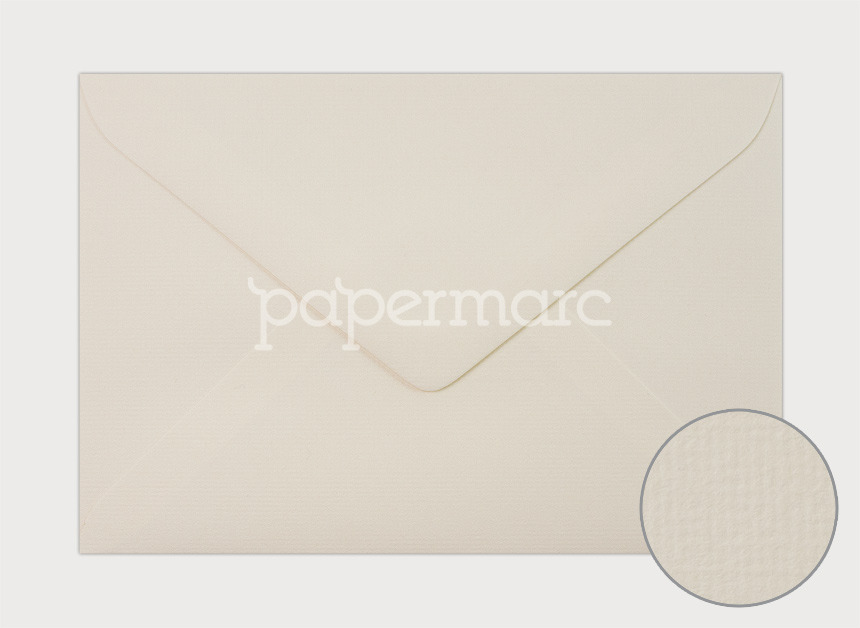 Oxford Cream Textured 5x7 inch (130x185mm) Envelope, 5x7 Inch Envelopes