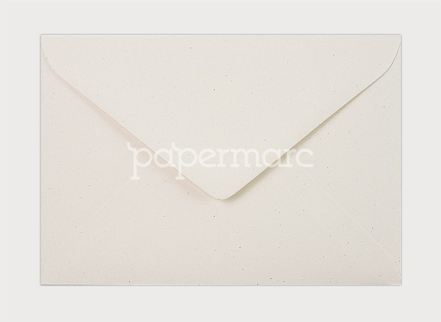 Speckletone Recycled True White 5x7 inch (130 x 185mm) Envelope, 5x7