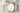 Ornate shaped gold metallic ink wedding menu